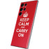 Keep Calm and Carry On Galaxy S22 Ultra Skin