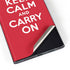Keep Calm and Carry On Galaxy S22 Ultra Skin