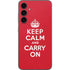 Keep Calm and Carry On Galaxy S23 FE Skin