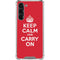 Keep Calm and Carry On Galaxy S23 Plus Clear Case