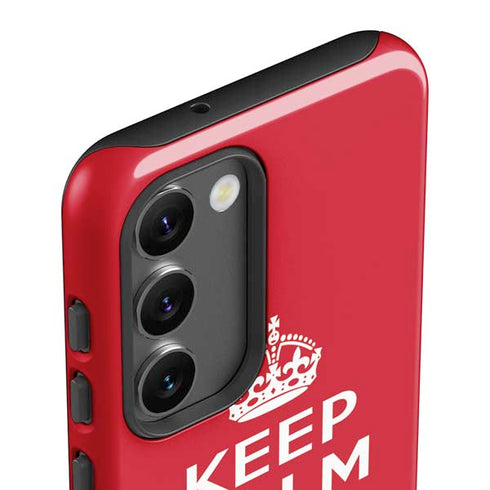 Keep Calm and Carry On Galaxy S23 Plus Pro Case