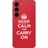 Keep Calm and Carry On Galaxy S23 Skin