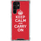 Keep Calm and Carry On Galaxy S24 Ultra Clear Case