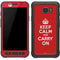 Keep Calm and Carry On Galaxy S7 Active Skin