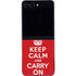 Keep Calm and Carry On Galaxy Z Flip5 5G Skin