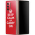 Keep Calm and Carry On Galaxy Z Fold2 5G Skin