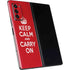 Keep Calm and Carry On Galaxy Z Fold2 5G Skin