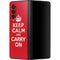 Keep Calm and Carry On Galaxy Z Fold3 5G Skin