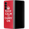 Keep Calm and Carry On Galaxy Z Fold4 5G Skin