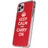 Keep Calm and Carry On iPhone 11 Pro Clear Case