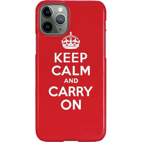 Keep Calm and Carry On iPhone 11 Pro Lite Case