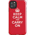 Keep Calm and Carry On iPhone 11 Pro Max Impact Case