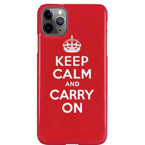 Keep Calm and Carry On iPhone 11 Pro Max Lite Case