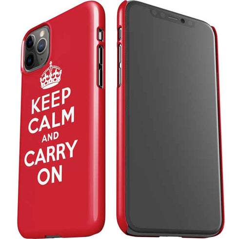 Keep Calm and Carry On iPhone 11 Pro Max Lite Case