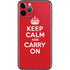 Keep Calm and Carry On iPhone 11 Pro Skin