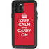 Keep Calm and Carry On iPhone 11 Pro Waterproof Case