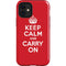 Keep Calm and Carry On iPhone 12 Mini Impact Case