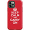 Keep Calm and Carry On iPhone 12 Pro Max Impact Case