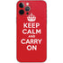 Keep Calm and Carry On iPhone 12 Pro Skin