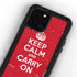 Keep Calm and Carry On iPhone 12 Pro Waterproof Case