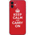 Keep Calm and Carry On iPhone 12 Skin