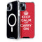 Keep Calm and Carry On iPhone 13 MagSafe Case