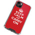 Keep Calm and Carry On iPhone 13 Mini Clear Case