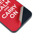 Keep Calm and Carry On iPhone 13 Mini Skin