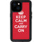 Keep Calm and Carry On iPhone 13 Mini Waterproof Case