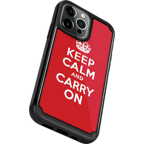 Keep Calm and Carry On iPhone 13 Pro Cargo Case