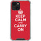 Keep Calm and Carry On iPhone 14 Clear Case