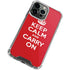 Keep Calm and Carry On iPhone 14 Pro Clear Case