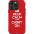 Keep Calm and Carry On iPhone 15 Pro Impact Case
