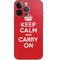 Keep Calm and Carry On iPhone 14 Pro Skin