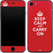 Keep Calm and Carry On iPhone 7 Skin
