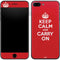 Keep Calm and Carry On iPhone 8 Plus Skin