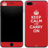 Keep Calm and Carry On iPhone 8 Plus Skin