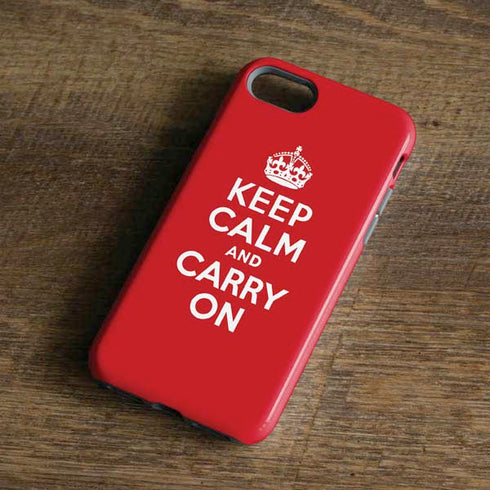 Keep Calm and Carry On iPhone 8 Pro Case