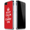 Keep Calm and Carry On iPhone SE (2nd & 3rd Gen) Clear Case