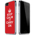 Keep Calm and Carry On iPhone SE (2nd & 3rd Gen) Clear Case