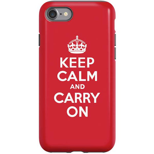Keep Calm and Carry On iPhone SE (2nd & 3rd Gen) Pro Case