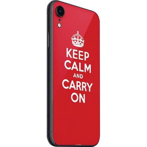 Keep Calm and Carry On iPhone SE (2nd & 3rd Gen) Skin