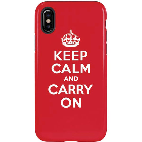Keep Calm and Carry On iPhone X Pro Case