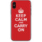 Keep Calm and Carry On iPhone X Skin