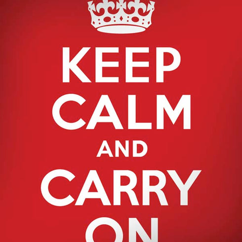 Keep Calm and Carry On iPhone X Skin