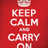 Keep Calm and Carry On iPhone X Skin