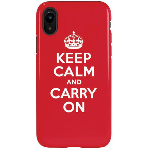 Keep Calm and Carry On iPhone XR Pro Case