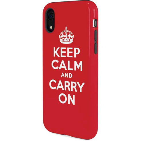 Keep Calm and Carry On iPhone XR Pro Case