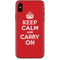 Keep Calm and Carry On iPhone XS Skin