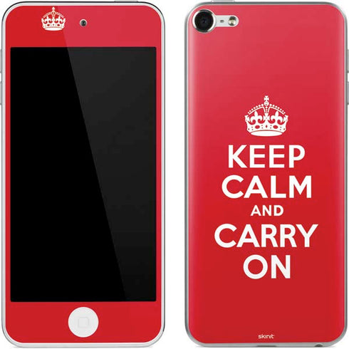 Keep Calm and Carry On Apple iPod Skin